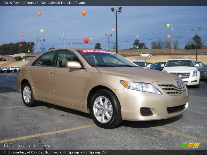Sandy Beach Metallic / Bisque 2010 Toyota Camry LE