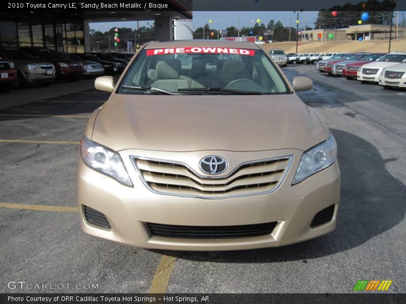 Sandy Beach Metallic / Bisque 2010 Toyota Camry LE