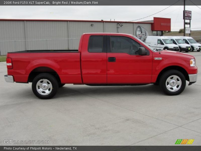 Bright Red / Medium/Dark Flint 2006 Ford F150 XLT SuperCab