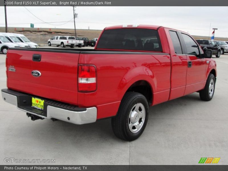 Bright Red / Medium/Dark Flint 2006 Ford F150 XLT SuperCab