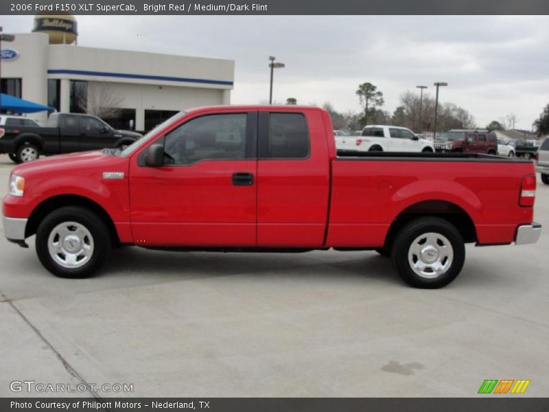 Bright Red / Medium/Dark Flint 2006 Ford F150 XLT SuperCab