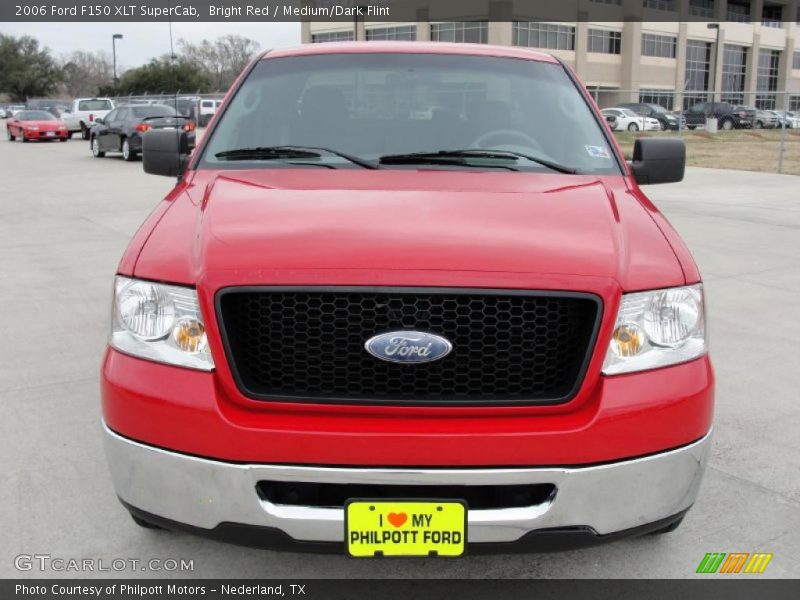 Bright Red / Medium/Dark Flint 2006 Ford F150 XLT SuperCab