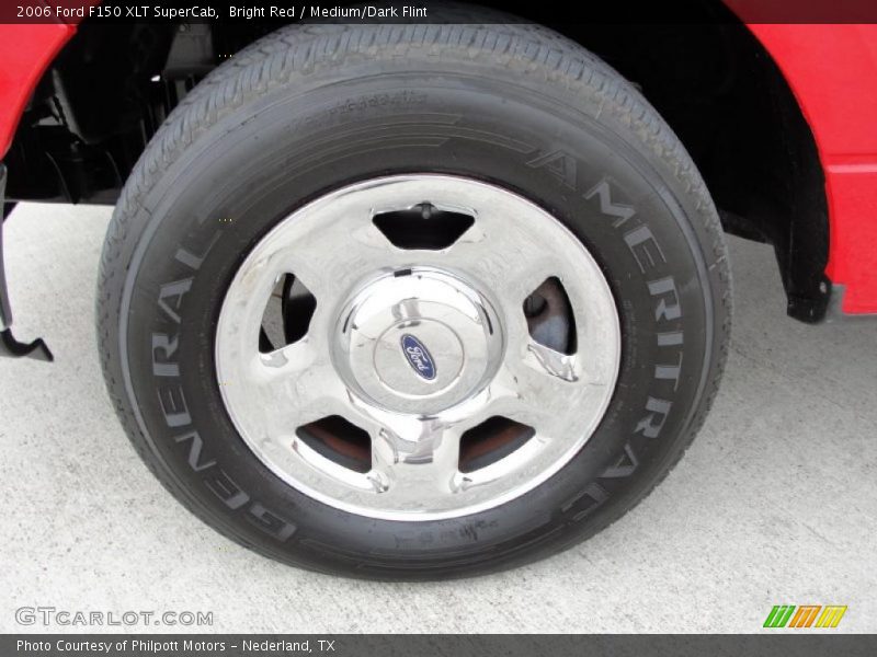 Bright Red / Medium/Dark Flint 2006 Ford F150 XLT SuperCab