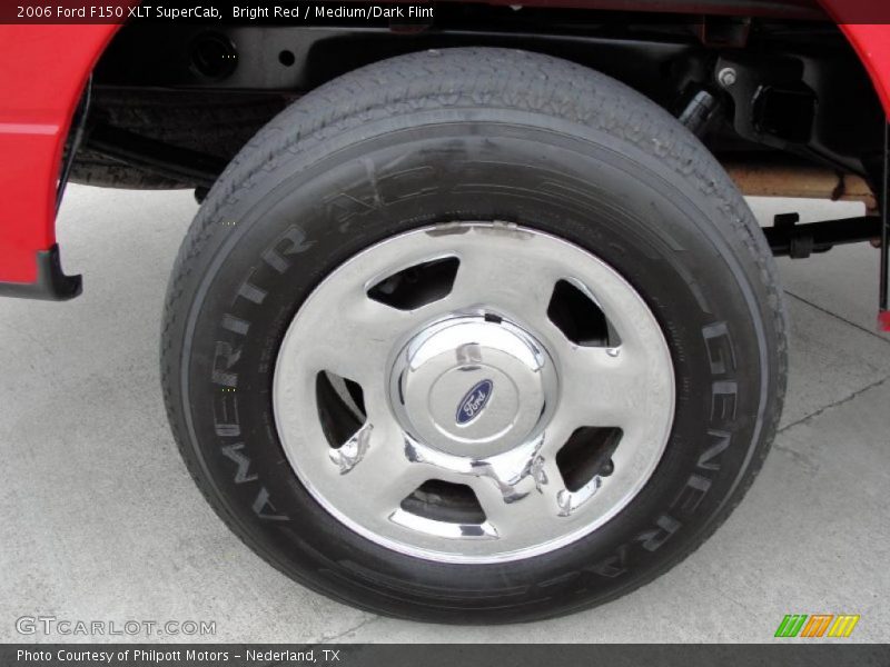 Bright Red / Medium/Dark Flint 2006 Ford F150 XLT SuperCab