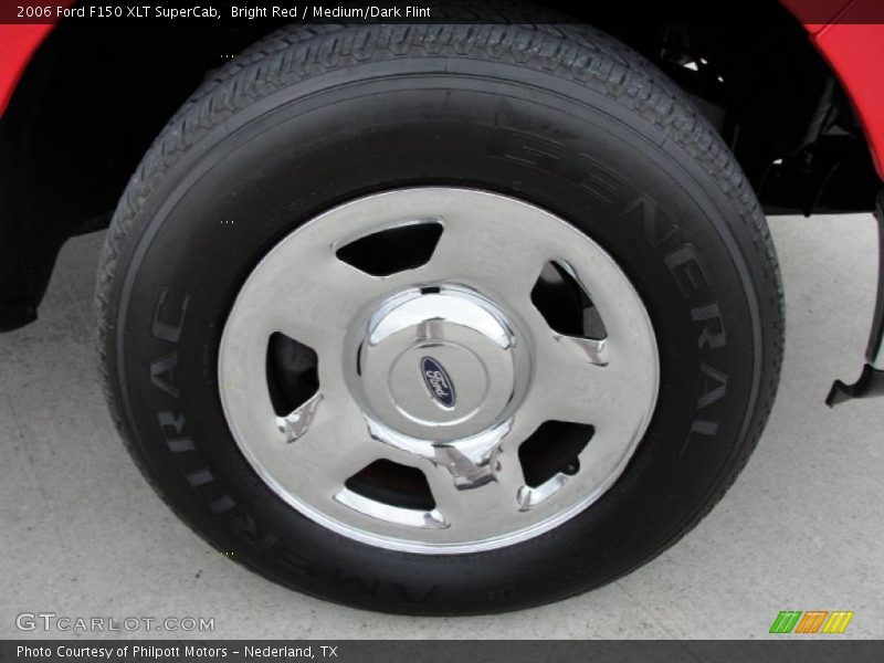 Bright Red / Medium/Dark Flint 2006 Ford F150 XLT SuperCab
