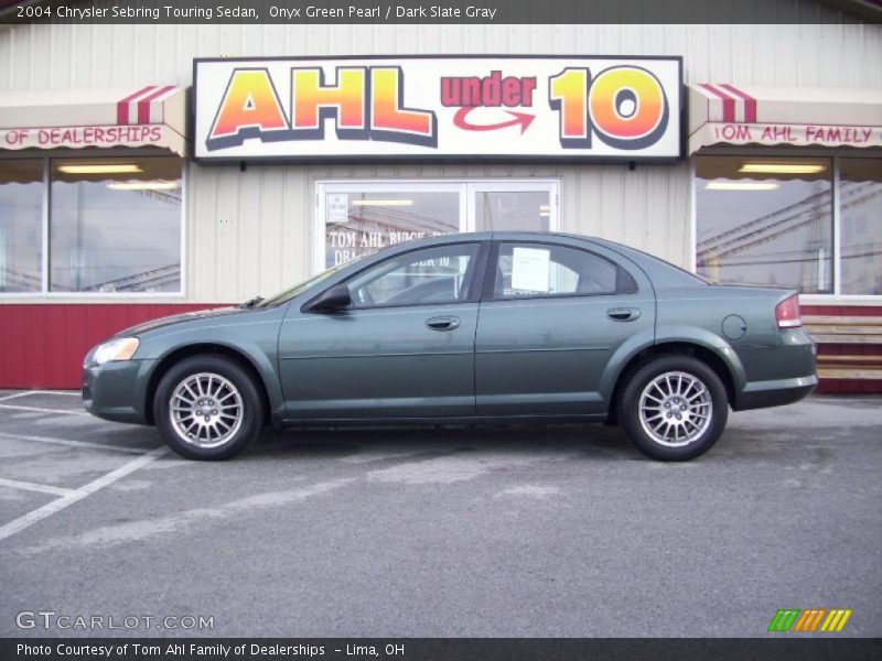 Onyx Green Pearl / Dark Slate Gray 2004 Chrysler Sebring Touring Sedan
