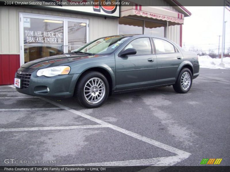 Onyx Green Pearl / Dark Slate Gray 2004 Chrysler Sebring Touring Sedan