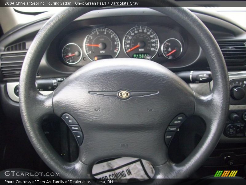 Onyx Green Pearl / Dark Slate Gray 2004 Chrysler Sebring Touring Sedan