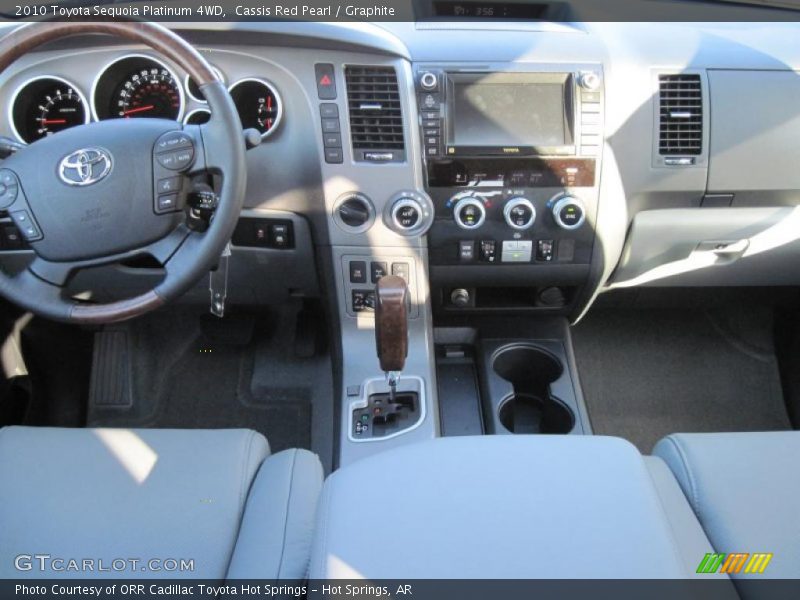 Cassis Red Pearl / Graphite 2010 Toyota Sequoia Platinum 4WD