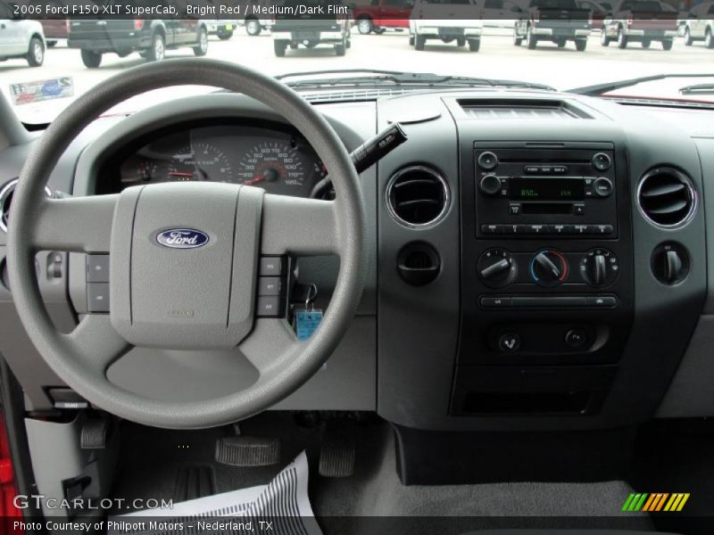 Bright Red / Medium/Dark Flint 2006 Ford F150 XLT SuperCab