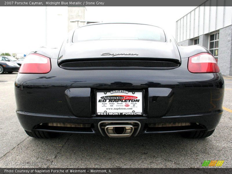 Midnight Blue Metallic / Stone Grey 2007 Porsche Cayman