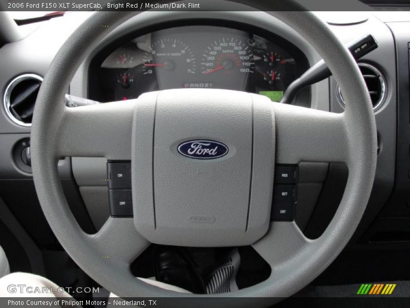 Bright Red / Medium/Dark Flint 2006 Ford F150 XLT SuperCab