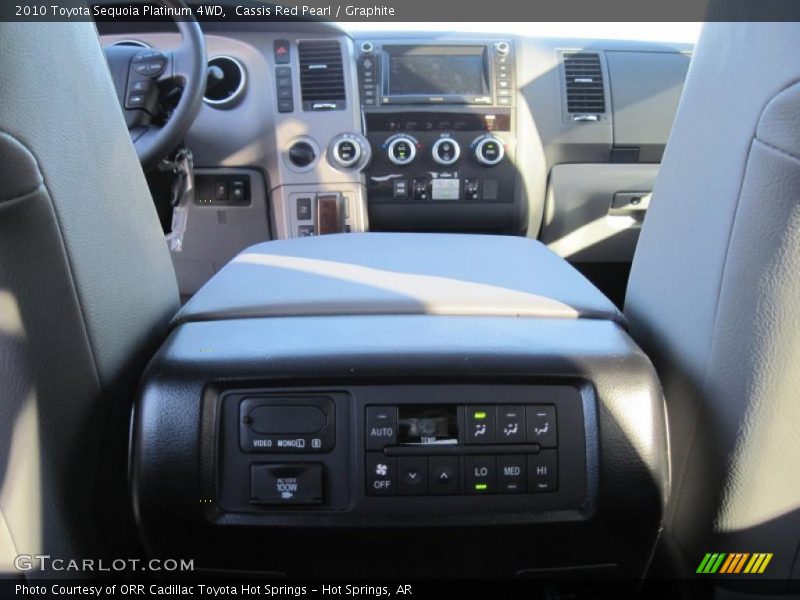 Cassis Red Pearl / Graphite 2010 Toyota Sequoia Platinum 4WD