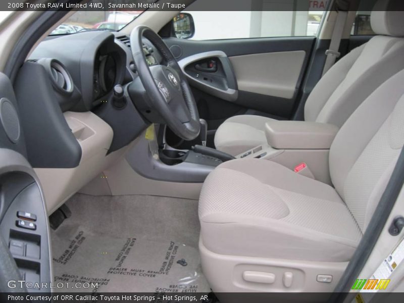 Savannah Metallic / Taupe 2008 Toyota RAV4 Limited 4WD