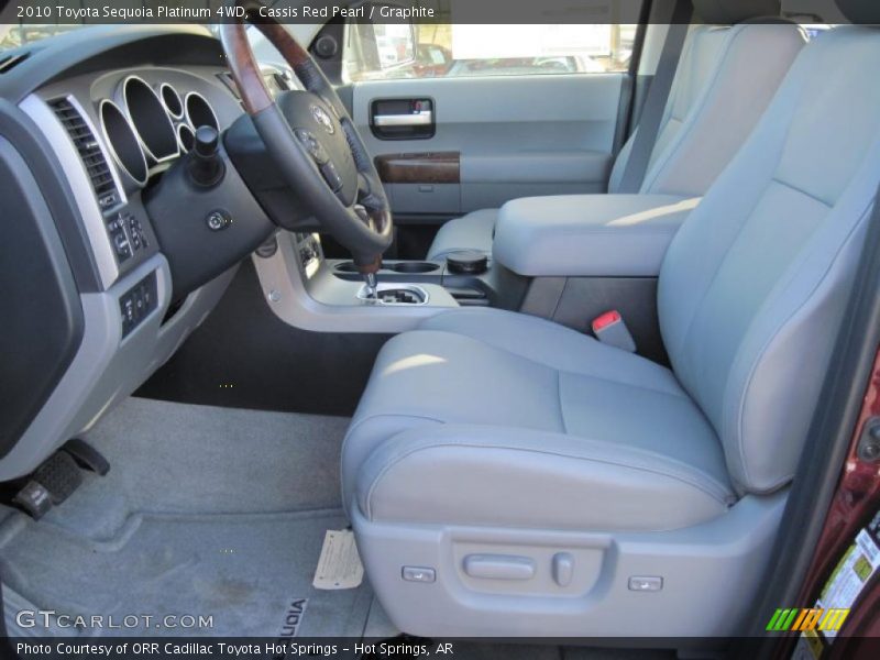 Cassis Red Pearl / Graphite 2010 Toyota Sequoia Platinum 4WD