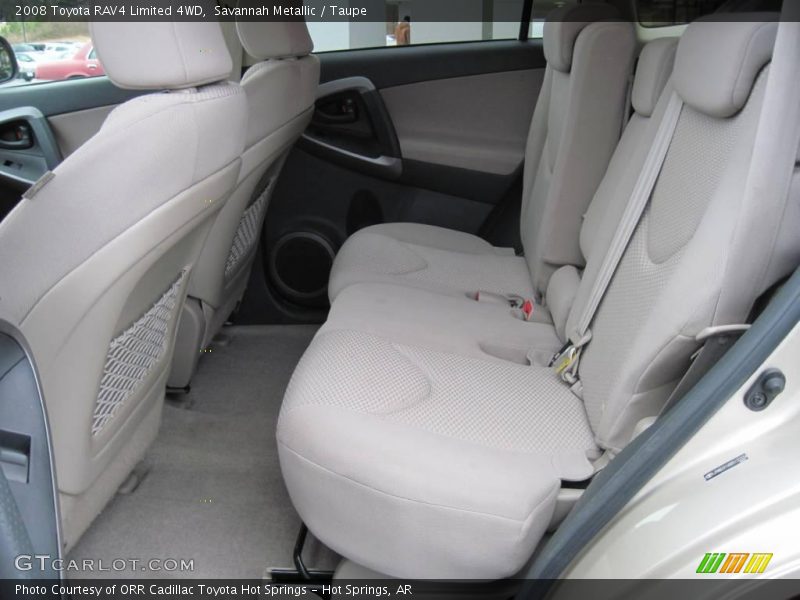 Savannah Metallic / Taupe 2008 Toyota RAV4 Limited 4WD