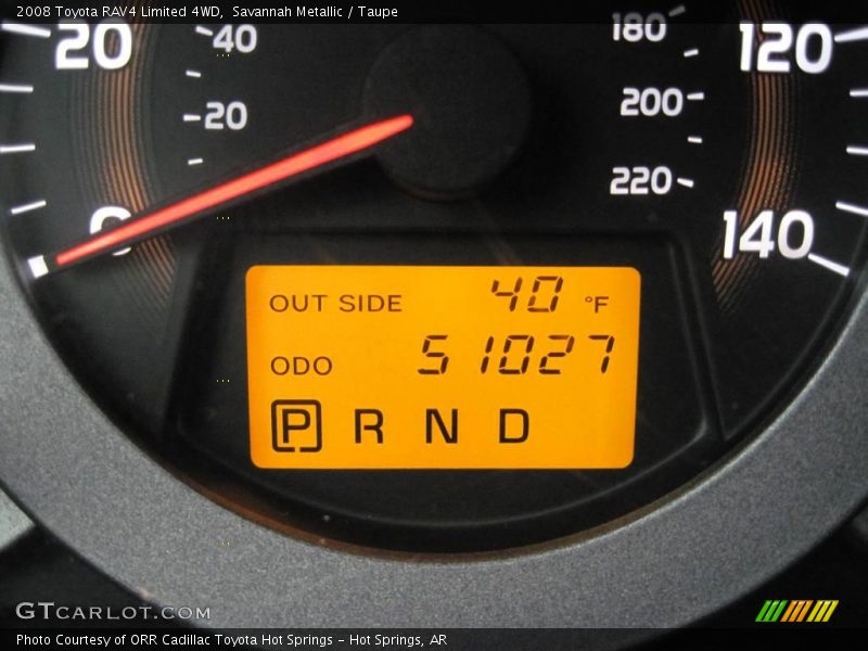 Savannah Metallic / Taupe 2008 Toyota RAV4 Limited 4WD