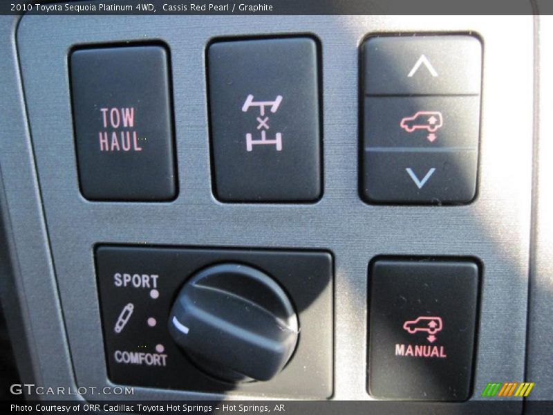 Cassis Red Pearl / Graphite 2010 Toyota Sequoia Platinum 4WD