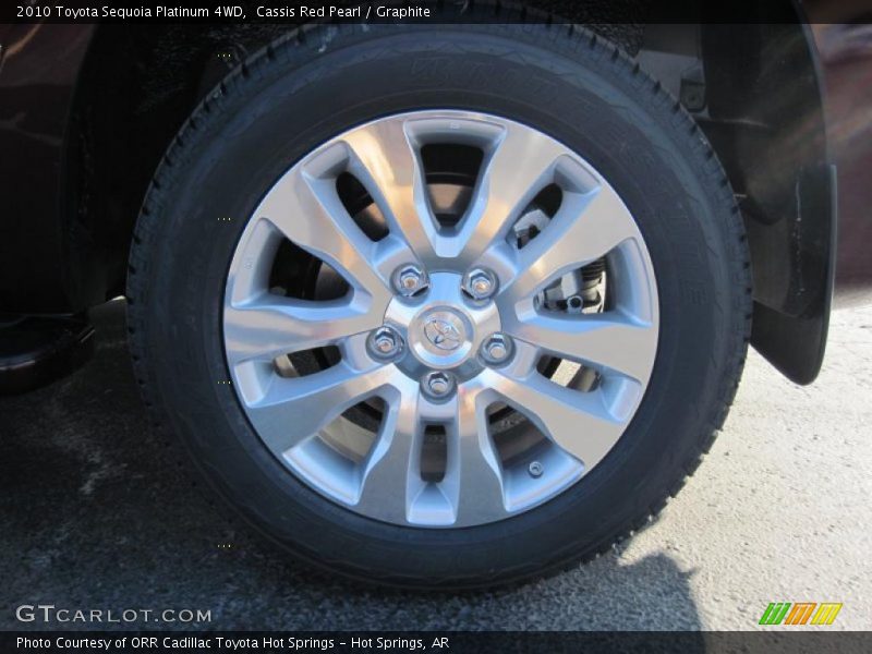 Cassis Red Pearl / Graphite 2010 Toyota Sequoia Platinum 4WD