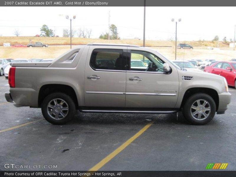 Gold Mist / Ebony/Ebony 2007 Cadillac Escalade EXT AWD