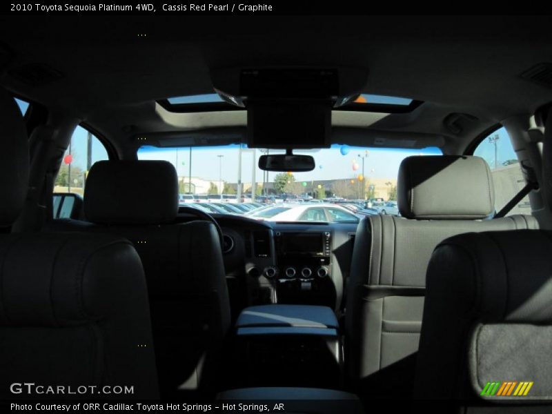 Cassis Red Pearl / Graphite 2010 Toyota Sequoia Platinum 4WD