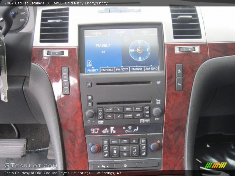 Gold Mist / Ebony/Ebony 2007 Cadillac Escalade EXT AWD