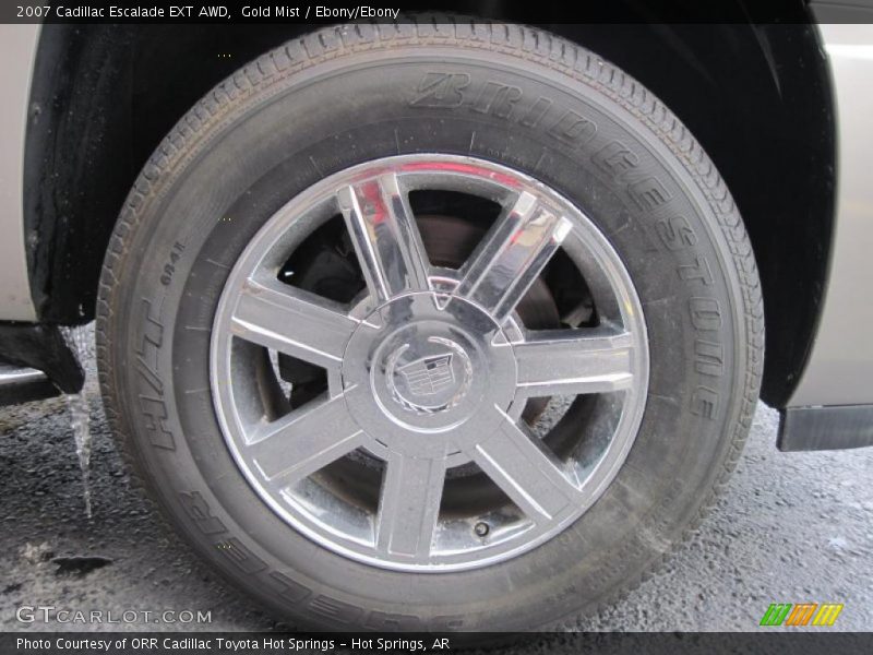 Gold Mist / Ebony/Ebony 2007 Cadillac Escalade EXT AWD