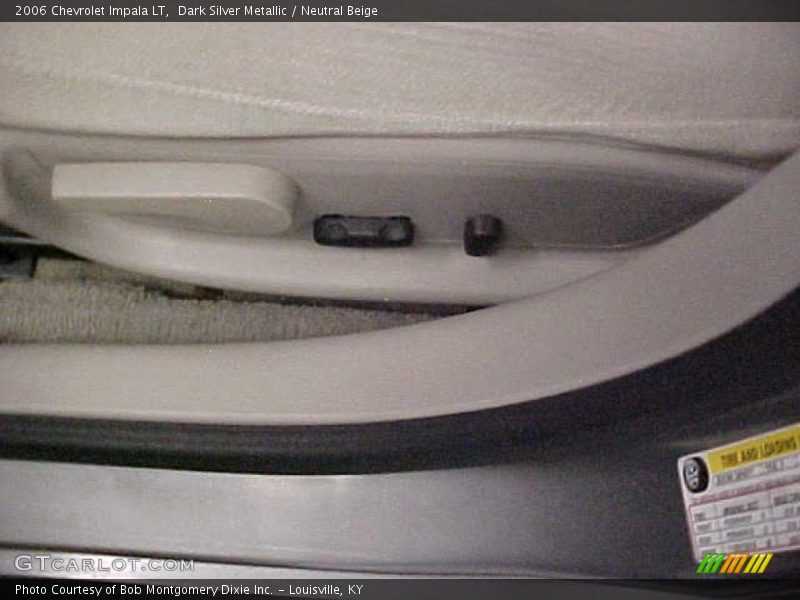 Dark Silver Metallic / Neutral Beige 2006 Chevrolet Impala LT