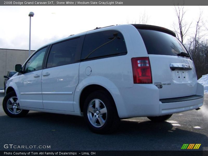Stone White / Medium Slate Gray/Light Shale 2008 Dodge Grand Caravan SXT