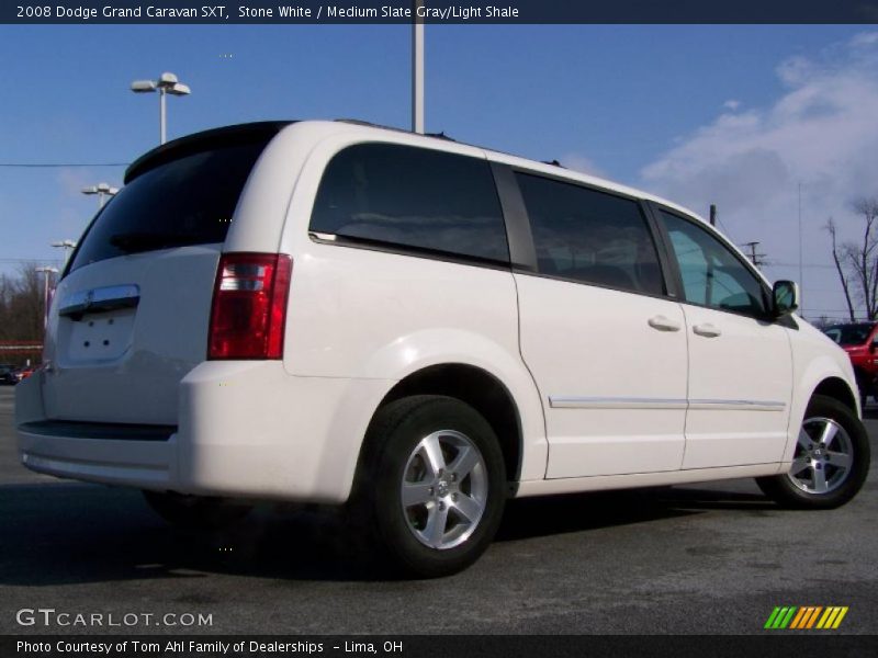 Stone White / Medium Slate Gray/Light Shale 2008 Dodge Grand Caravan SXT
