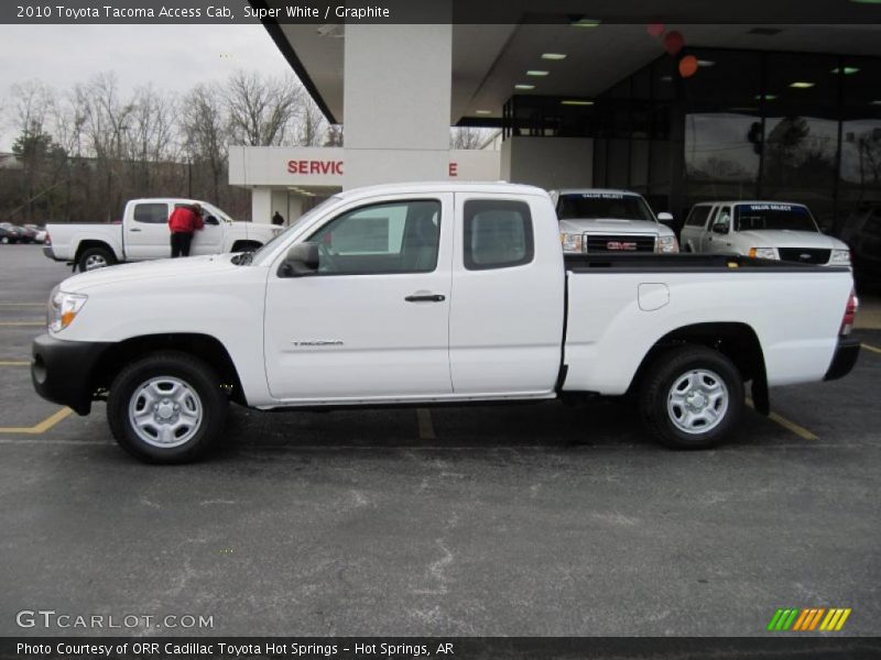 Super White / Graphite 2010 Toyota Tacoma Access Cab