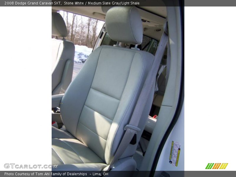 Stone White / Medium Slate Gray/Light Shale 2008 Dodge Grand Caravan SXT
