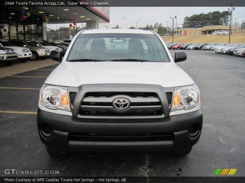 Super White / Graphite 2010 Toyota Tacoma Access Cab