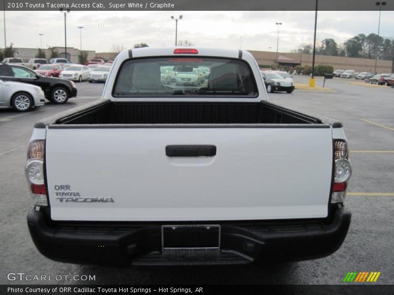 Super White / Graphite 2010 Toyota Tacoma Access Cab