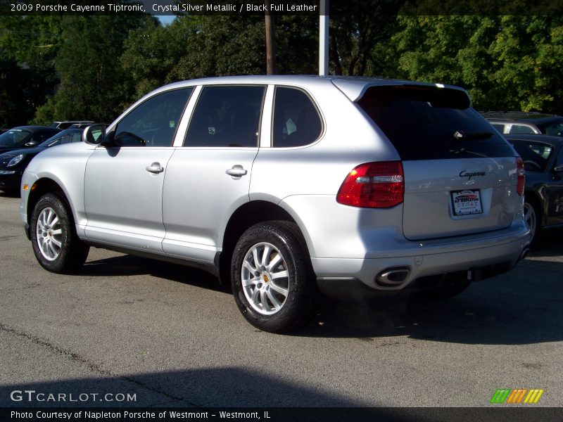 Crystal Silver Metallic / Black Full Leather 2009 Porsche Cayenne Tiptronic
