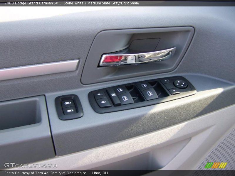 Stone White / Medium Slate Gray/Light Shale 2008 Dodge Grand Caravan SXT