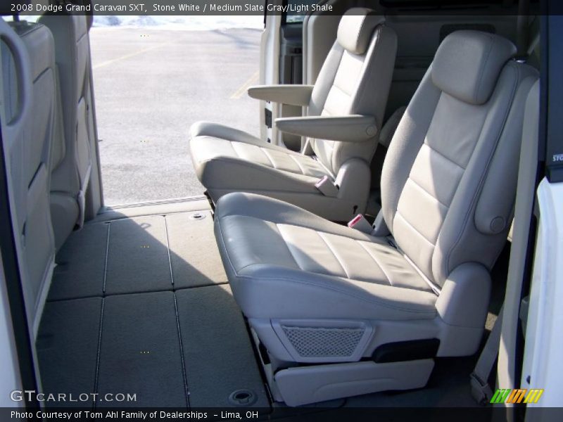 Stone White / Medium Slate Gray/Light Shale 2008 Dodge Grand Caravan SXT