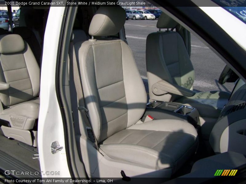 Stone White / Medium Slate Gray/Light Shale 2008 Dodge Grand Caravan SXT