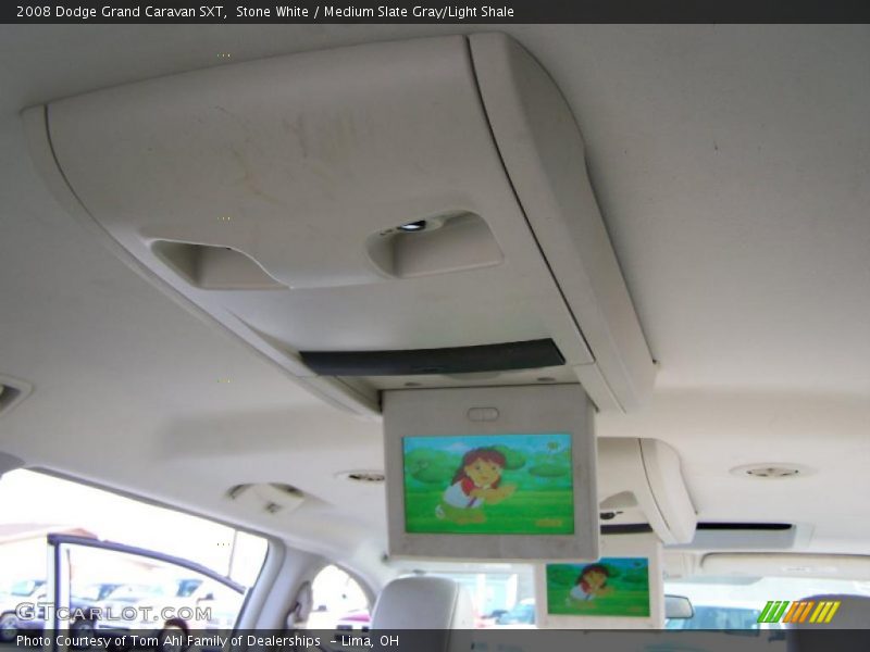 Stone White / Medium Slate Gray/Light Shale 2008 Dodge Grand Caravan SXT