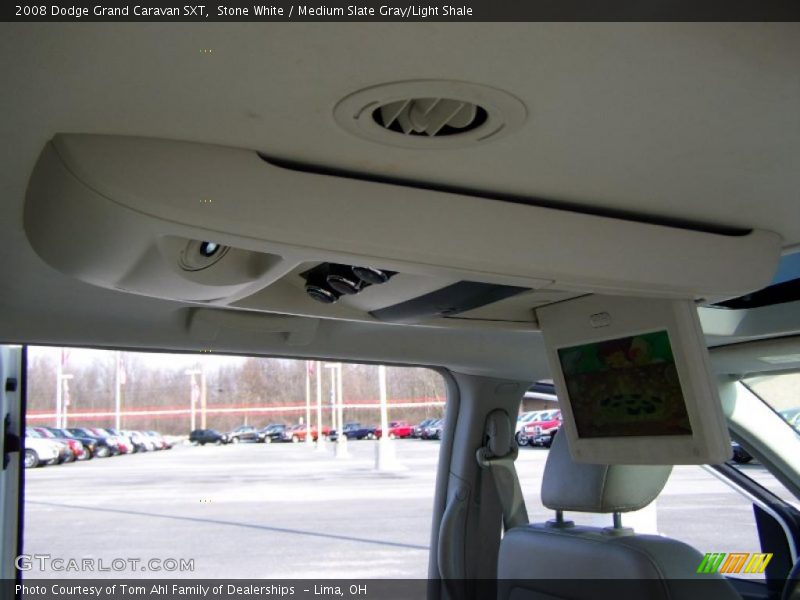 Stone White / Medium Slate Gray/Light Shale 2008 Dodge Grand Caravan SXT
