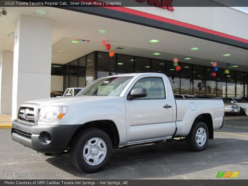 Silver Streak Mica / Graphite 2010 Toyota Tacoma Regular Cab