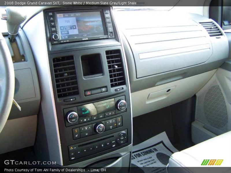 Stone White / Medium Slate Gray/Light Shale 2008 Dodge Grand Caravan SXT