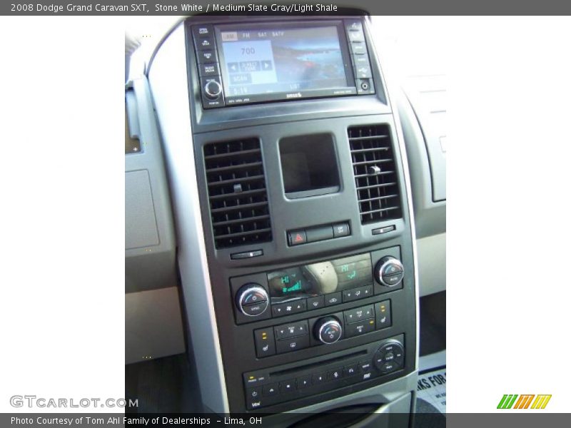 Stone White / Medium Slate Gray/Light Shale 2008 Dodge Grand Caravan SXT