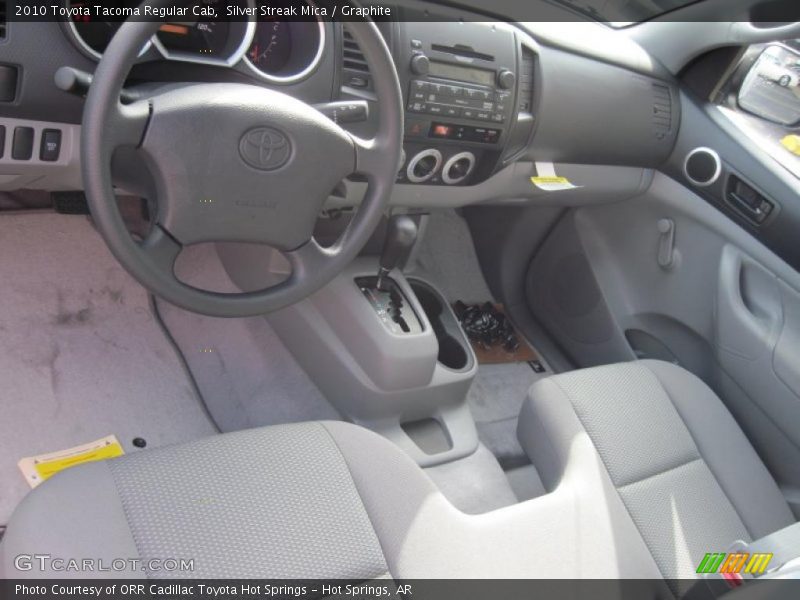 Silver Streak Mica / Graphite 2010 Toyota Tacoma Regular Cab
