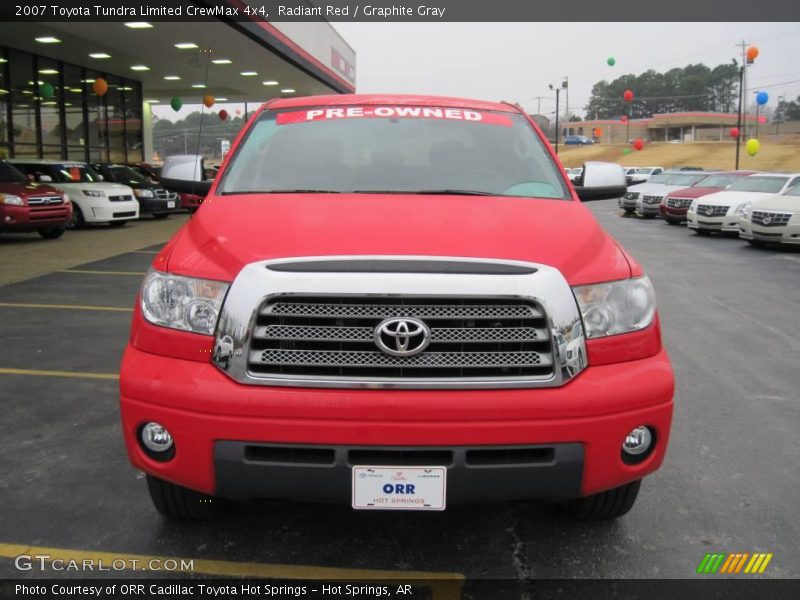 Radiant Red / Graphite Gray 2007 Toyota Tundra Limited CrewMax 4x4