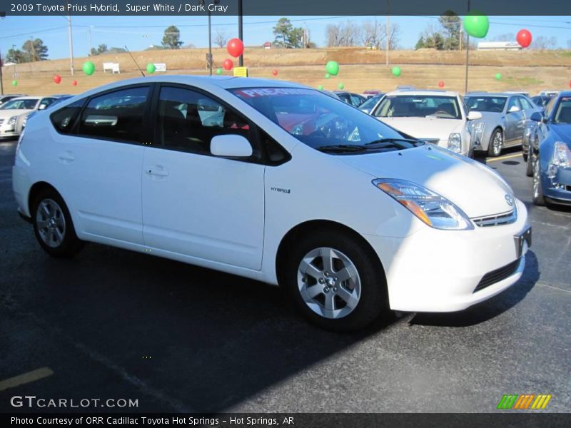Super White / Dark Gray 2009 Toyota Prius Hybrid