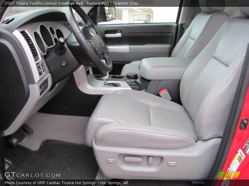Radiant Red / Graphite Gray 2007 Toyota Tundra Limited CrewMax 4x4