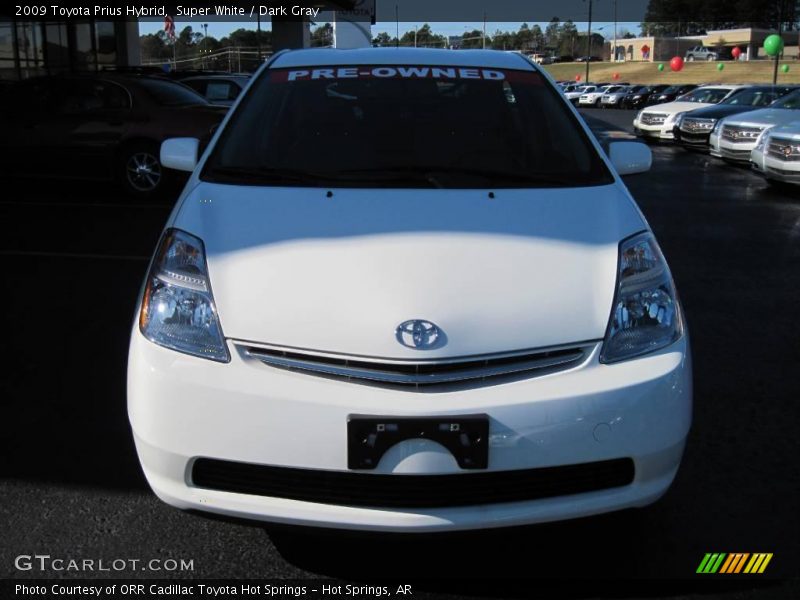 Super White / Dark Gray 2009 Toyota Prius Hybrid