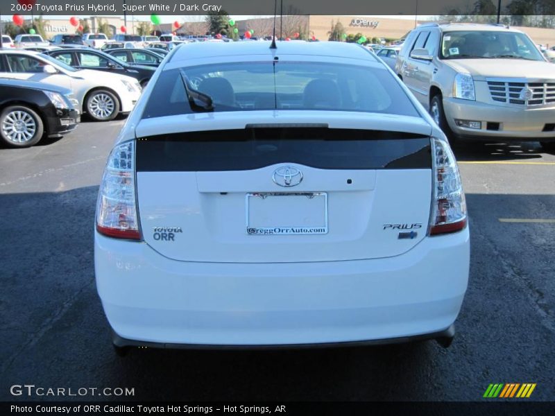 Super White / Dark Gray 2009 Toyota Prius Hybrid