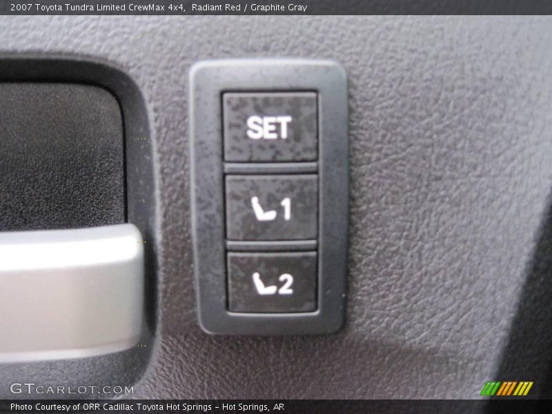 Radiant Red / Graphite Gray 2007 Toyota Tundra Limited CrewMax 4x4